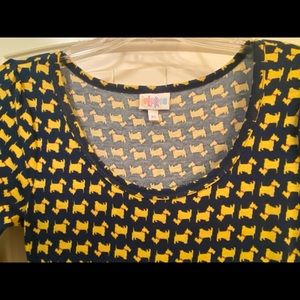 SCOTTIE DOGS!! LuLaRoe Ana maxi dress with Scottie dogs